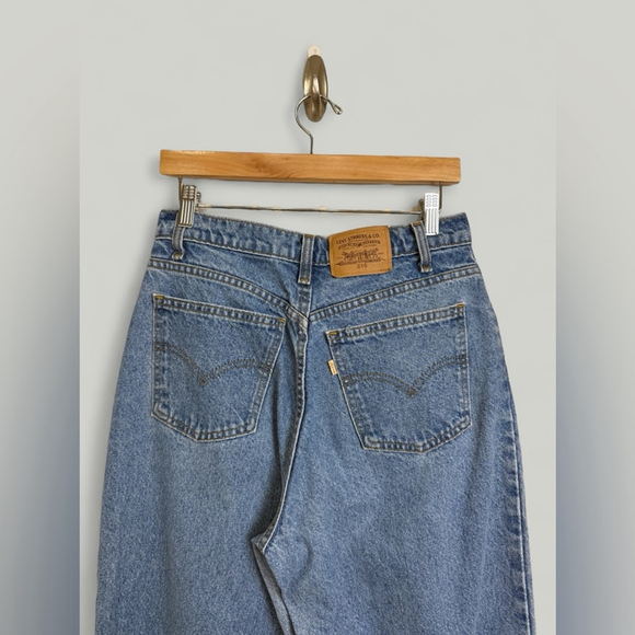 Levi's 816 Jeans Women Size 26 Light Blue Wash Vintage Denim Orange Tab Cotton - Picture 10 of 15
